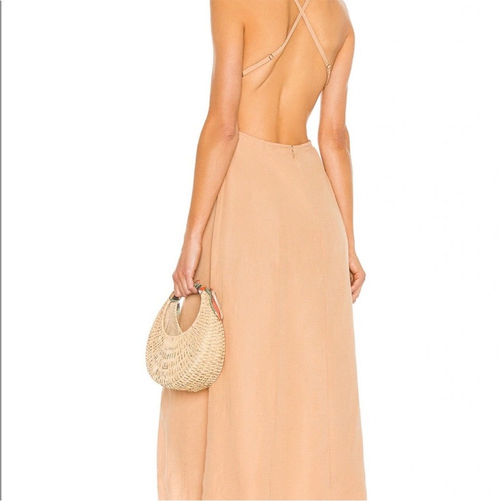 Amuse society button down maxi dress